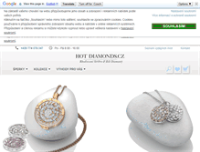 Tablet Screenshot of hotdiamonds.cz