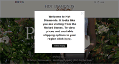 Desktop Screenshot of hotdiamonds.co.uk